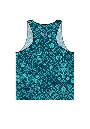 Men Tank Top Ethnic Azul - wiinkbcn