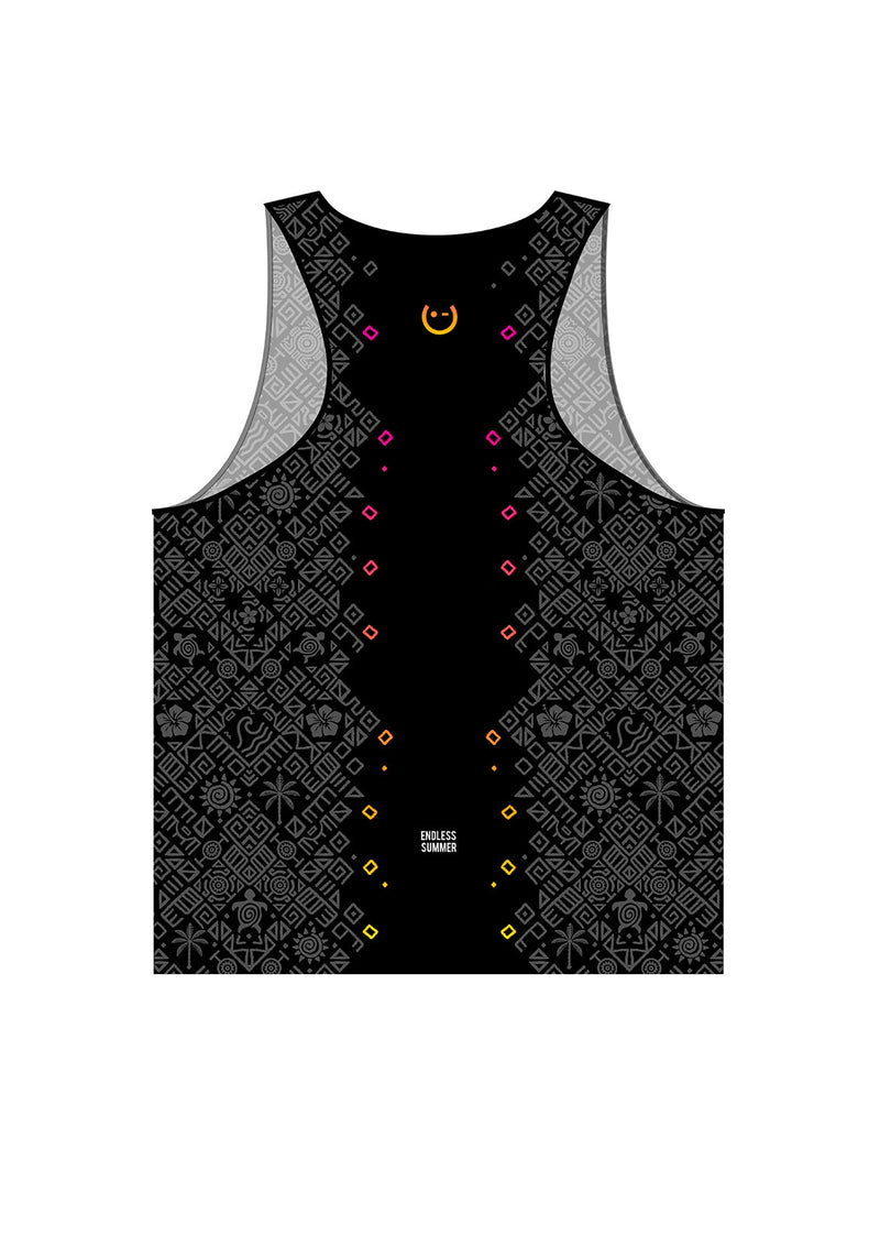 Men Tank Top Ethnic Black - wiinkbcn