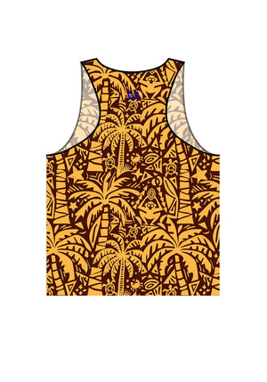 Men Tank Top Ubud Brown - wiinkbcn