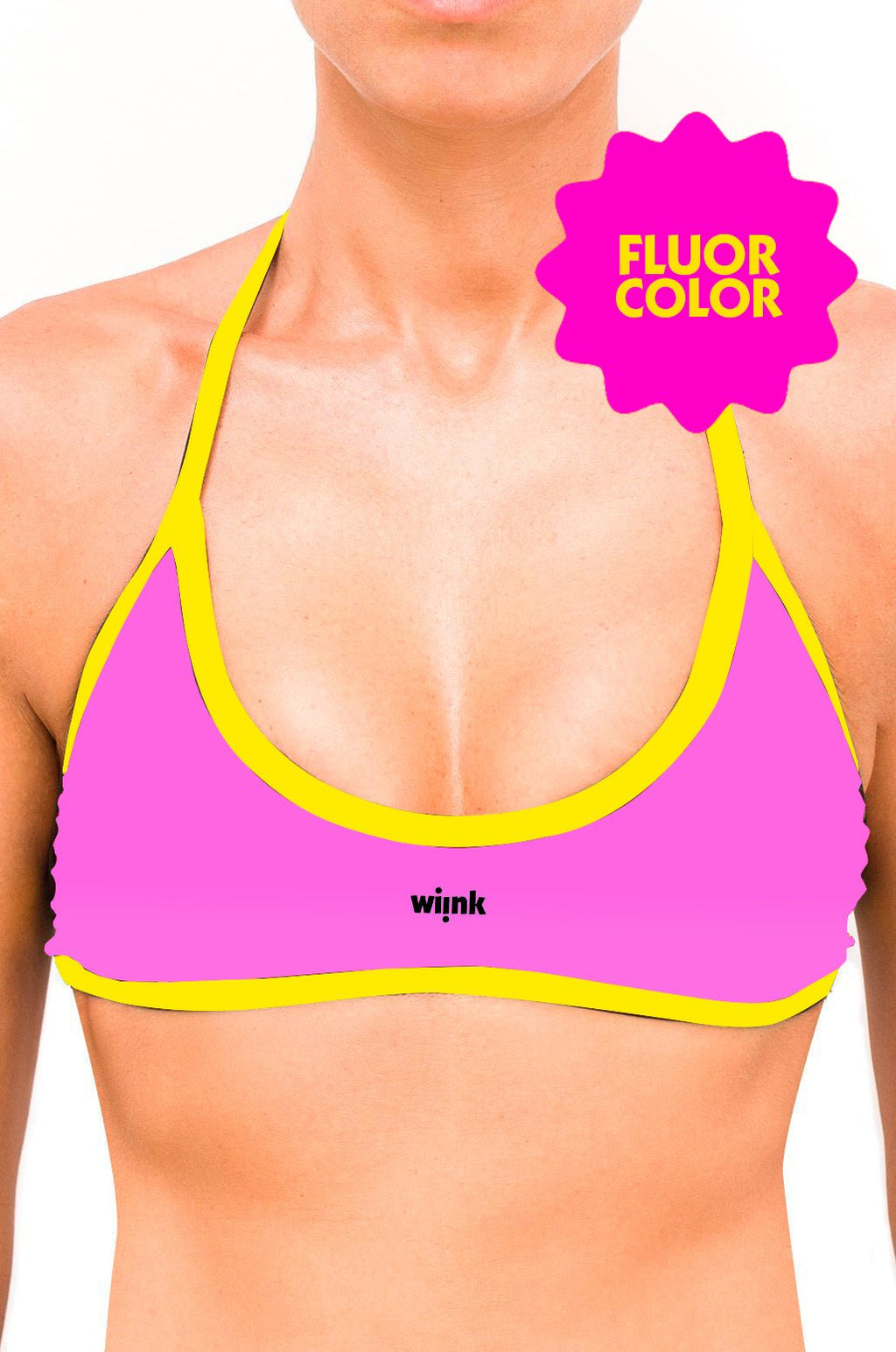 Sport Top Bikini Fluor Pink - wiinkbcn