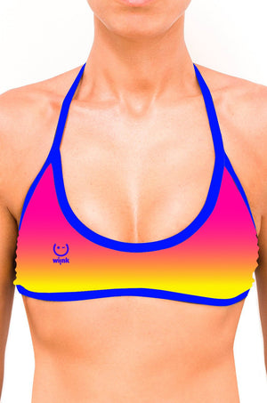 Sport Top Bikini Gradient Yellow - wiinkbcn