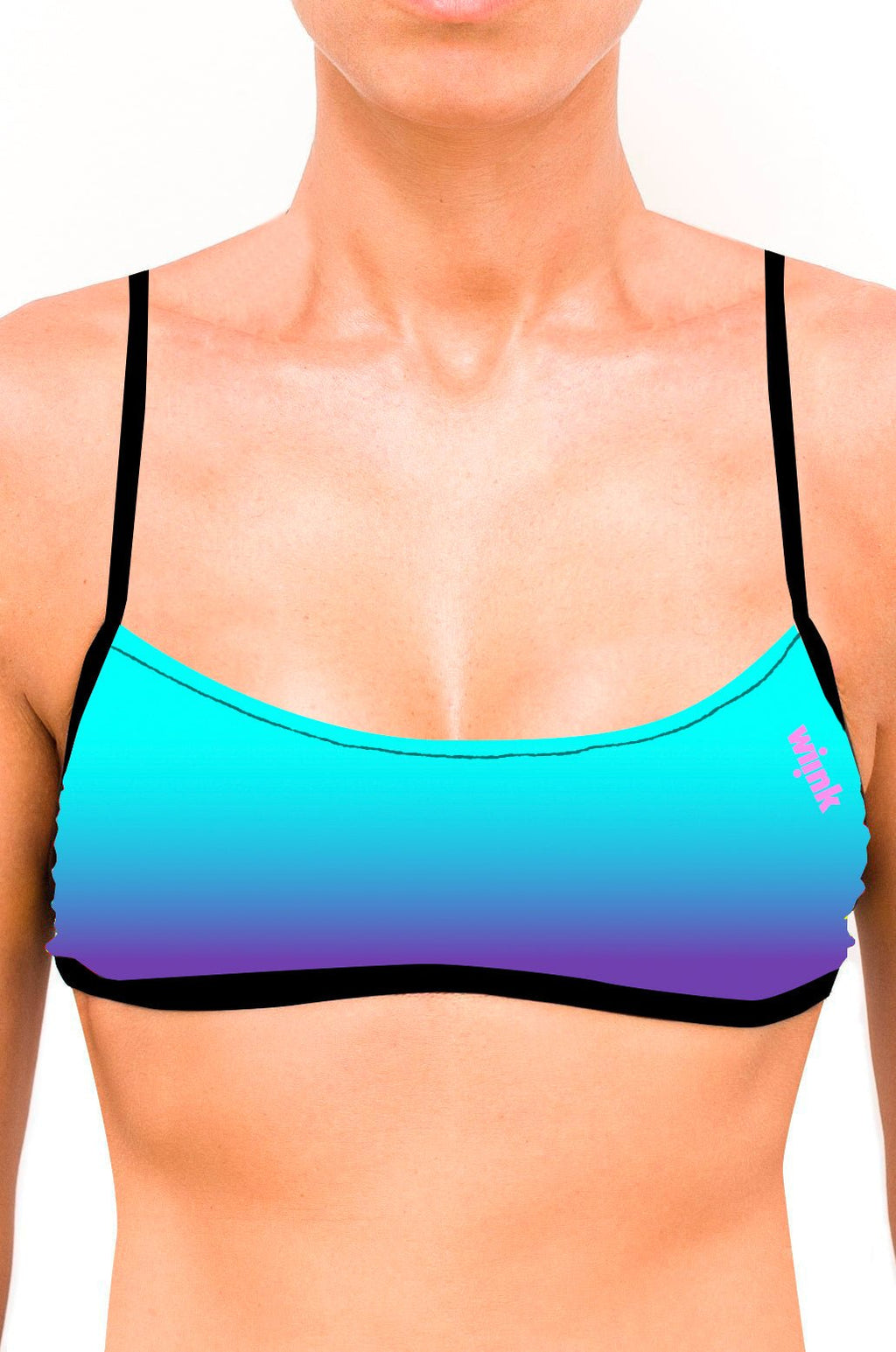 Top bikini Bandeu Gradient Light Blue - wiinkbcn