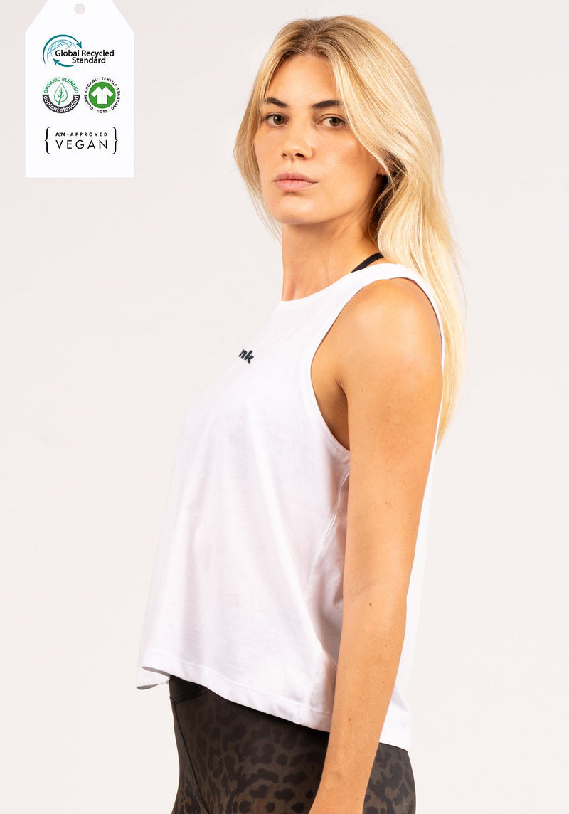 White Tank Top - wiinkbcn