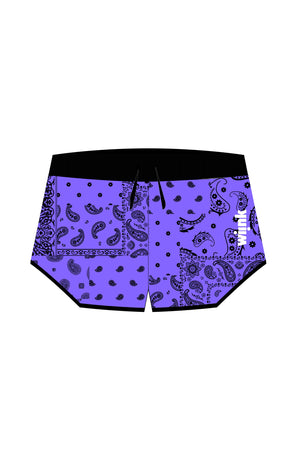 Woman’s Shorts Bandana Lilac - wiinkbcn