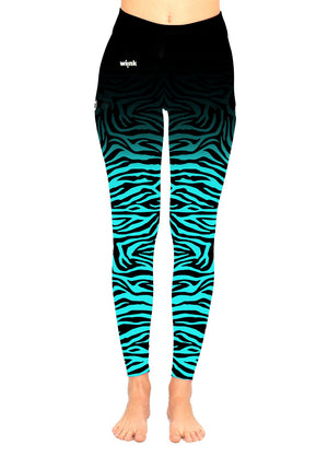 Zebra Blue High Waisted Pant - wiinkbcn