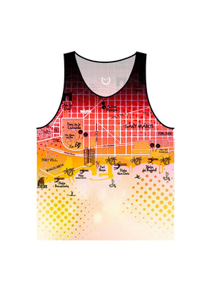 Men Tank Top BCN Map - wiinkbcn