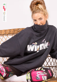 UNISEX INDI HIGH NECK SWEATSHIRT - Wiinky