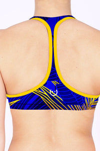 Reversible Top-Fitness Leaf Blue - wiinkbcn