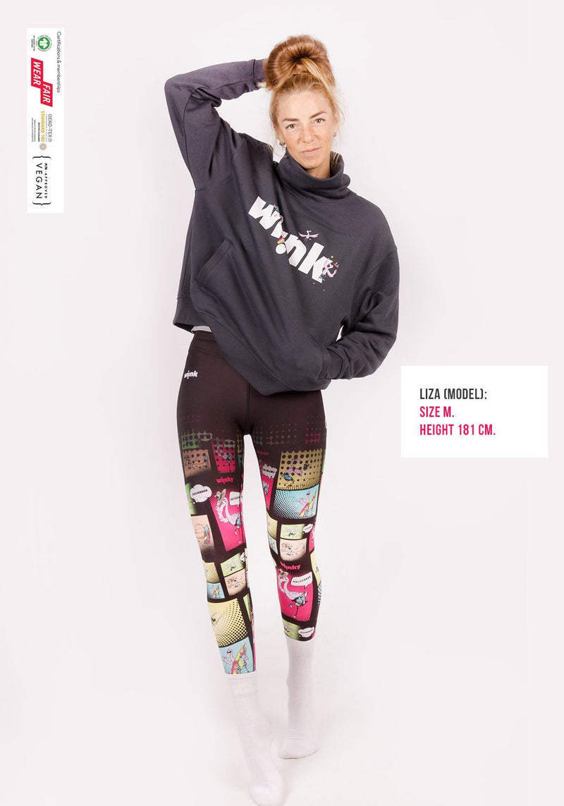 UNISEX INDI HIGH NECK SWEATSHIRT - Wiinky - wiinkbcn