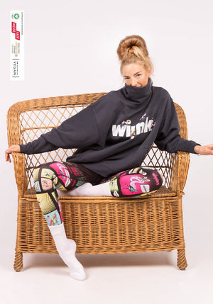 UNISEX INDI HIGH NECK SWEATSHIRT - Wiinky - wiinkbcn