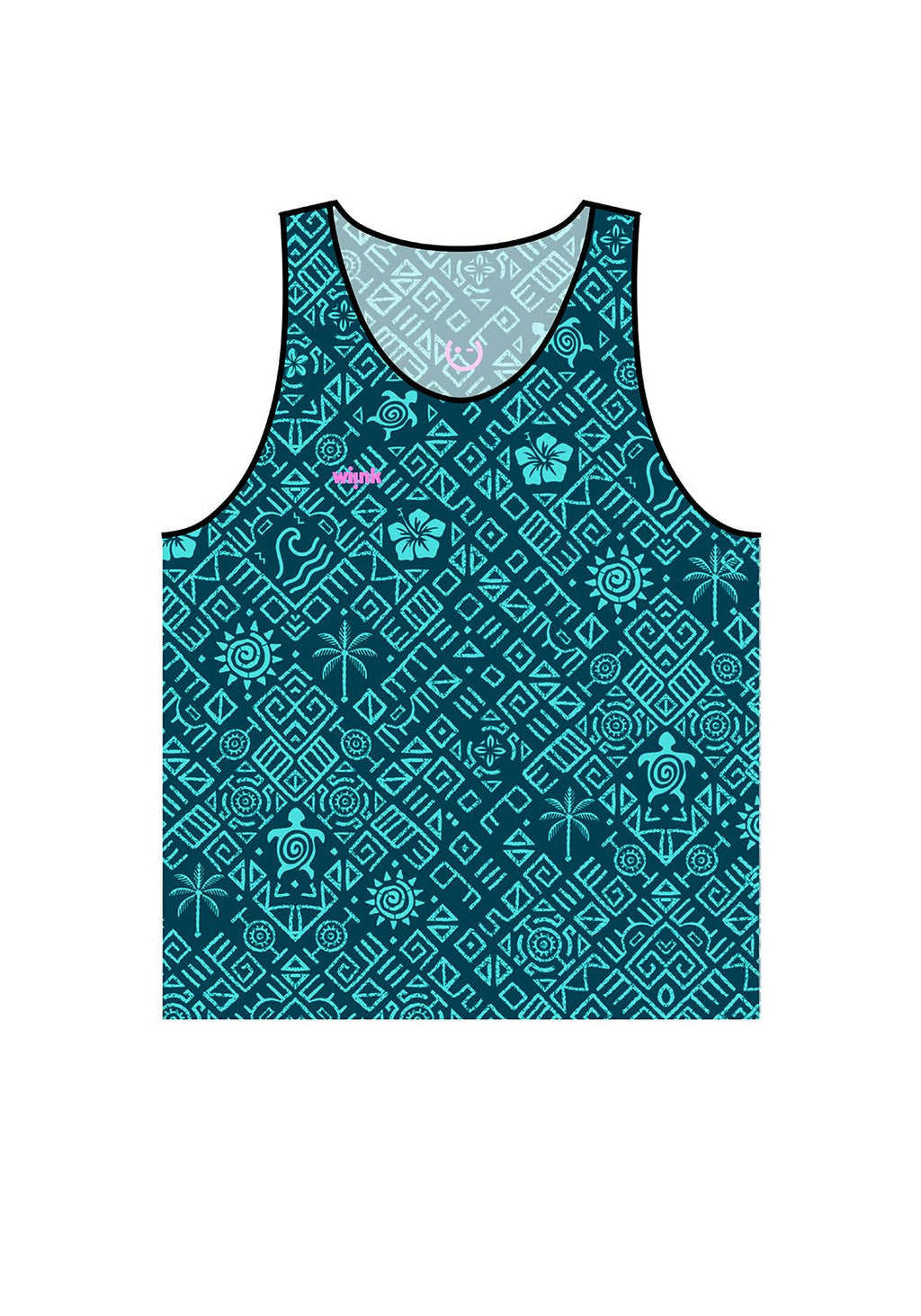 Men Tank Top Ethnic Azul - wiinkbcn