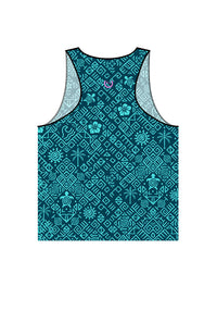 Men Tank Top Ethnic Azul - wiinkbcn