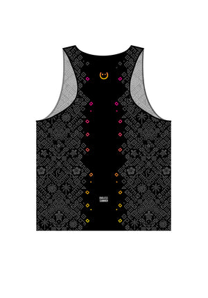 Men Tank Top Ethnic Black - wiinkbcn