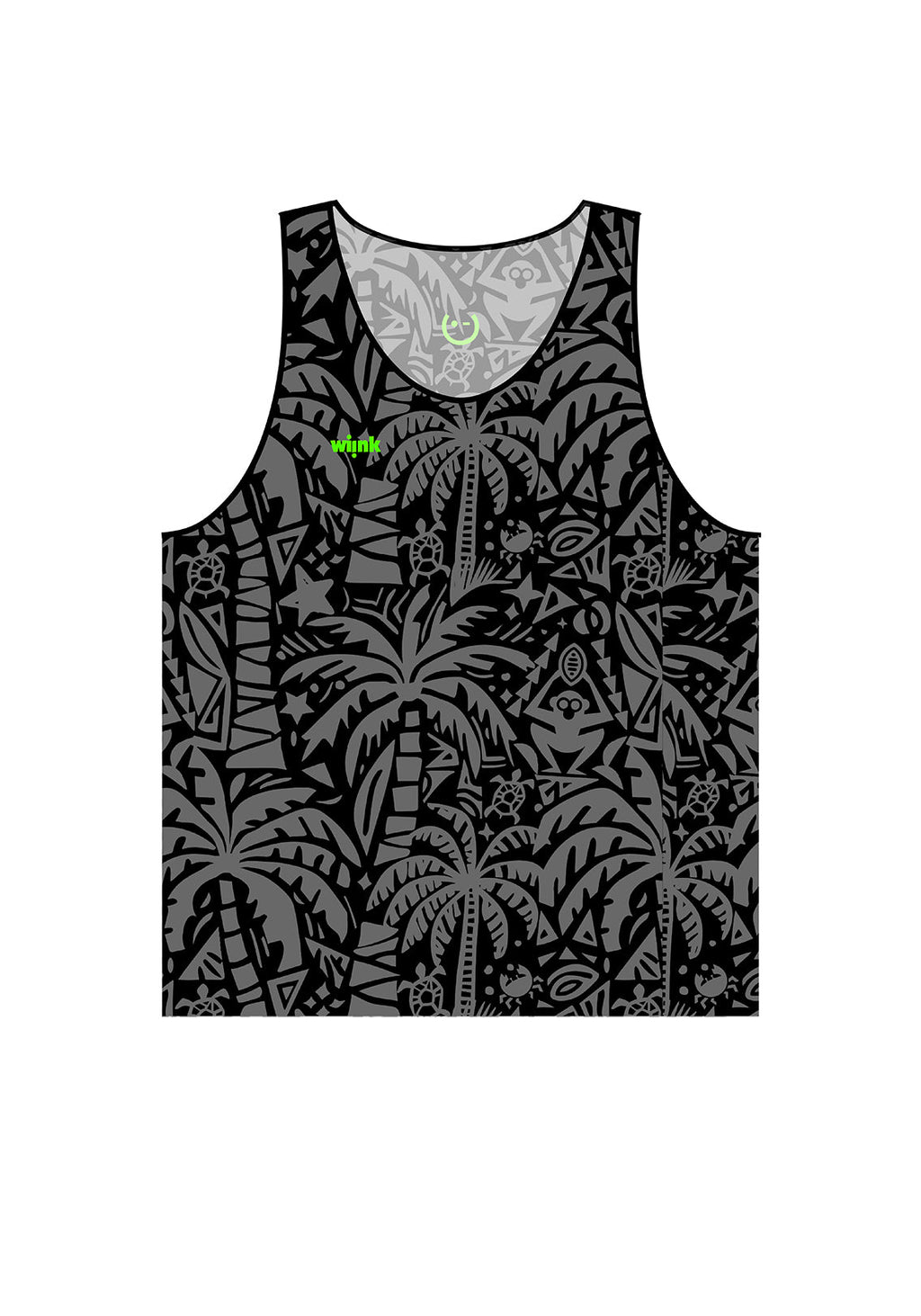 Men Tank Top Ubud Black - wiinkbcn