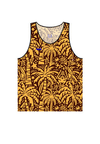 Men Tank Top Ubud Brown - wiinkbcn