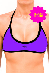 Sport Top Bikini Fluor Lilac - wiinkbcn