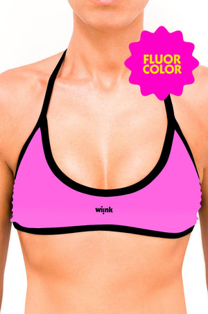 Sport Top Bikini Fluor Pink - wiinkbcn