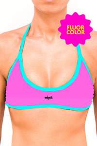 Sport Top Bikini Fluor Pink - wiinkbcn