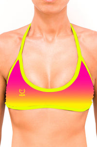 Sport Top Bikini Gradient Yellow - wiinkbcn