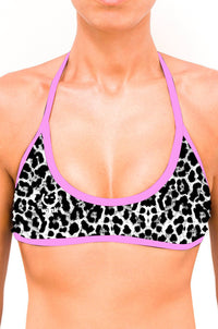 Sport Top Bikini Real Leopard - wiinkbcn