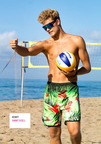 Men’s Beach Volleyball Short Bahamas Green - wiinkbcn