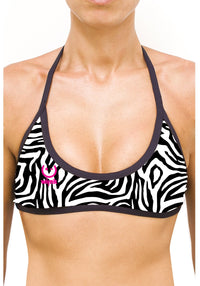 Reversible Sport Top Bikini Zebra - wiinkbcn