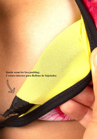 Reversible Triangle Bikini Top Leaf - wiinkbcn