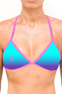 Triangle Bikini Top Gradient Light Blue - wiinkbcn