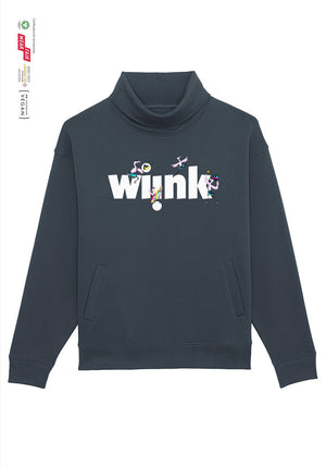 UNISEX INDI HIGH NECK SWEATSHIRT - Wiinky - wiinkbcn